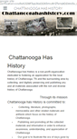 Mobile Screenshot of chattanoogahashistory.com